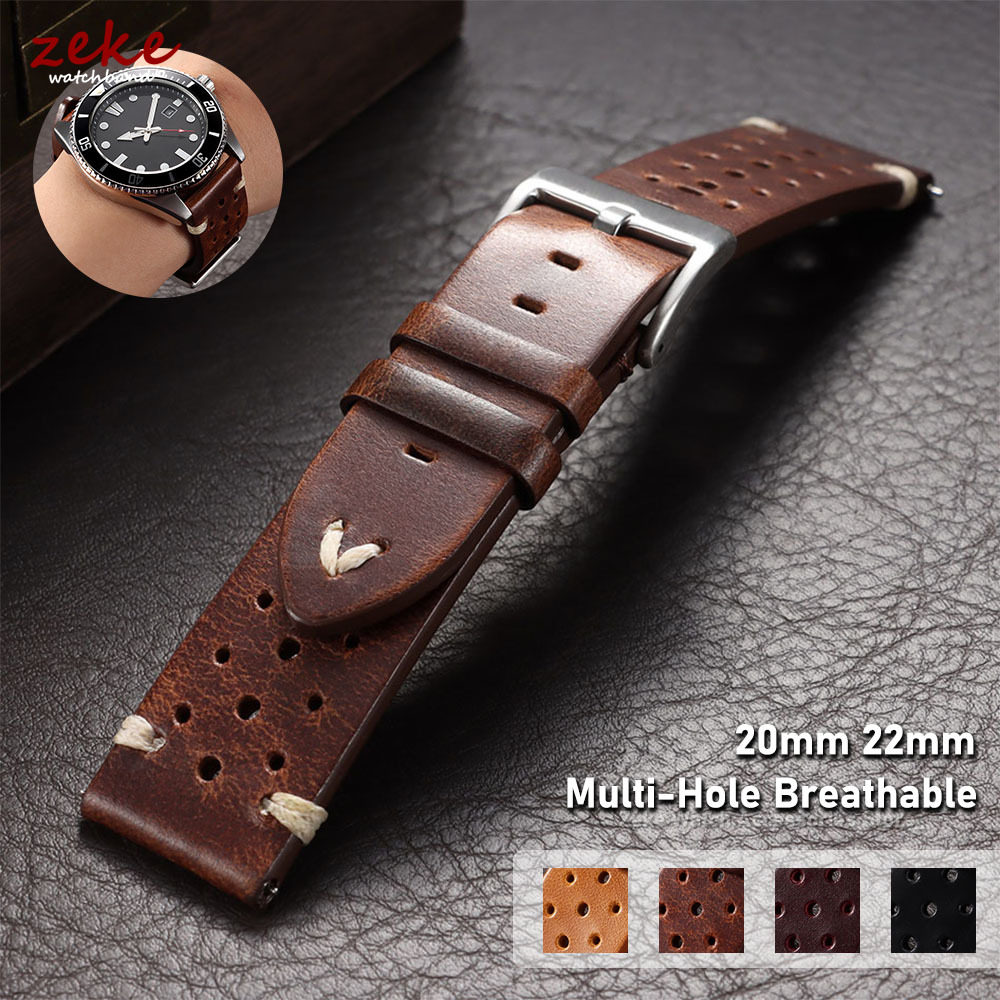 Leather Strap Quick Release - Быстросъемный винтажный ремешок для часов из