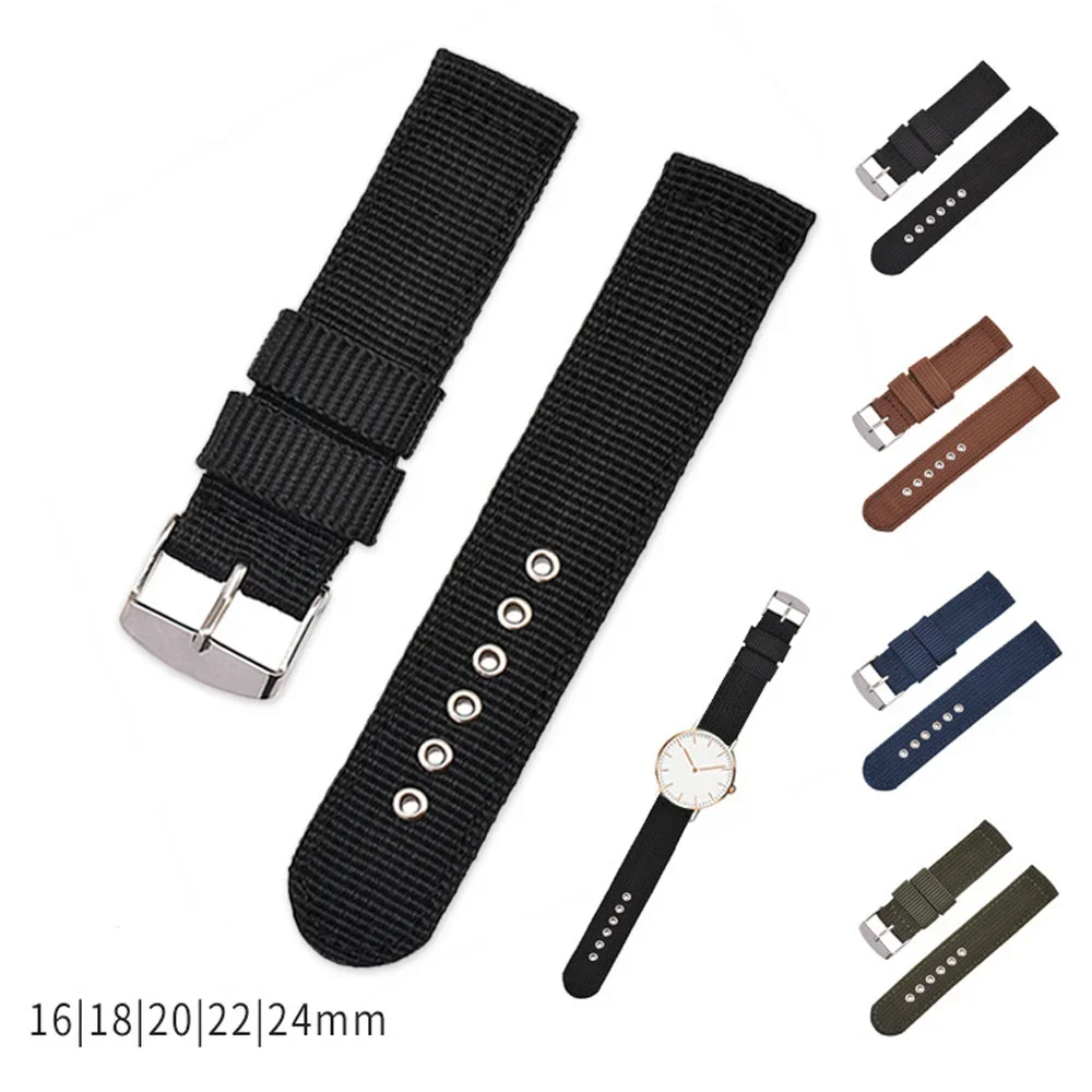 Canvas Strap Watch - Ремешок нейлоновый для наручных часов, мягкий