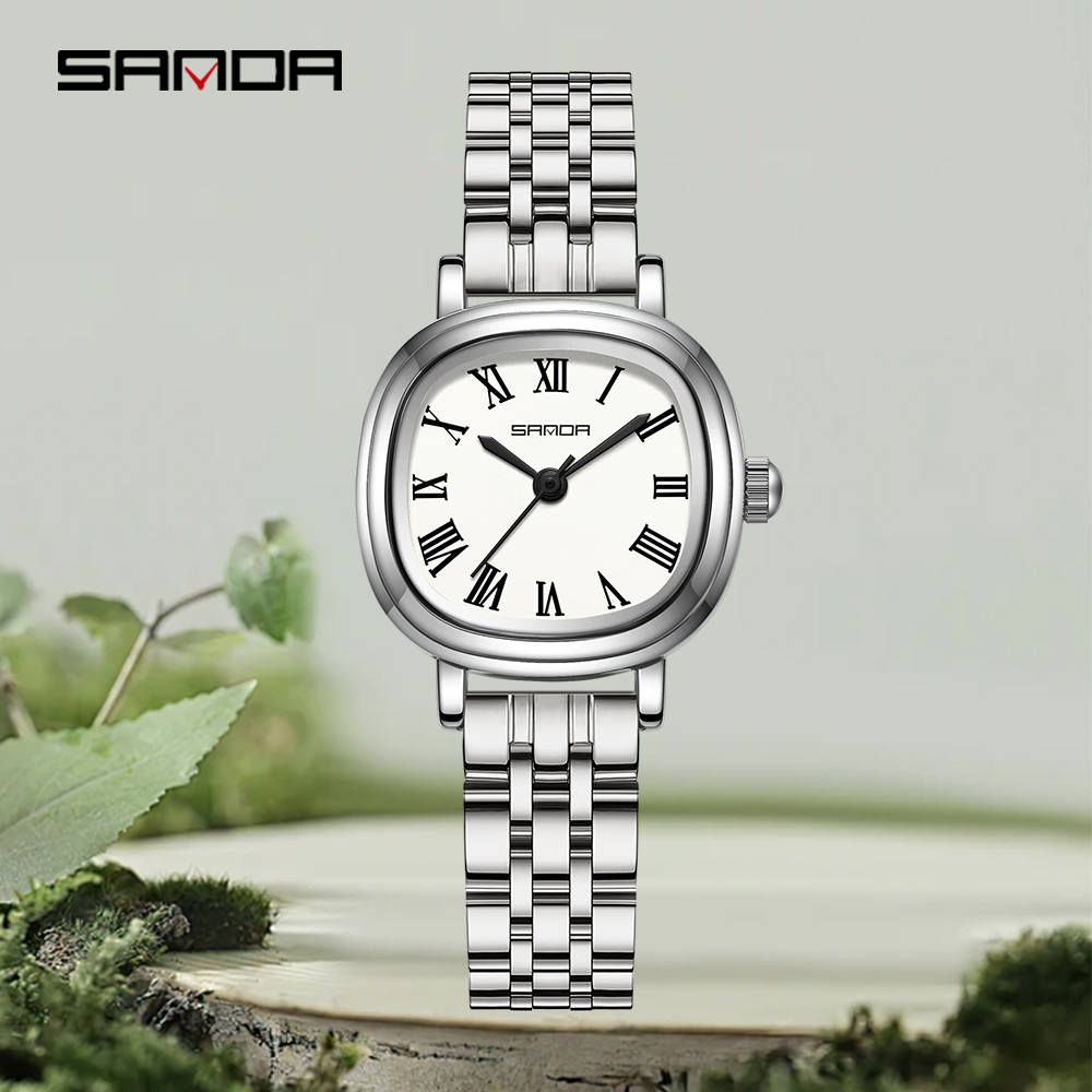 Stainless Bracelet Diver - SANDA Top 1137, женские кварцевые часы,