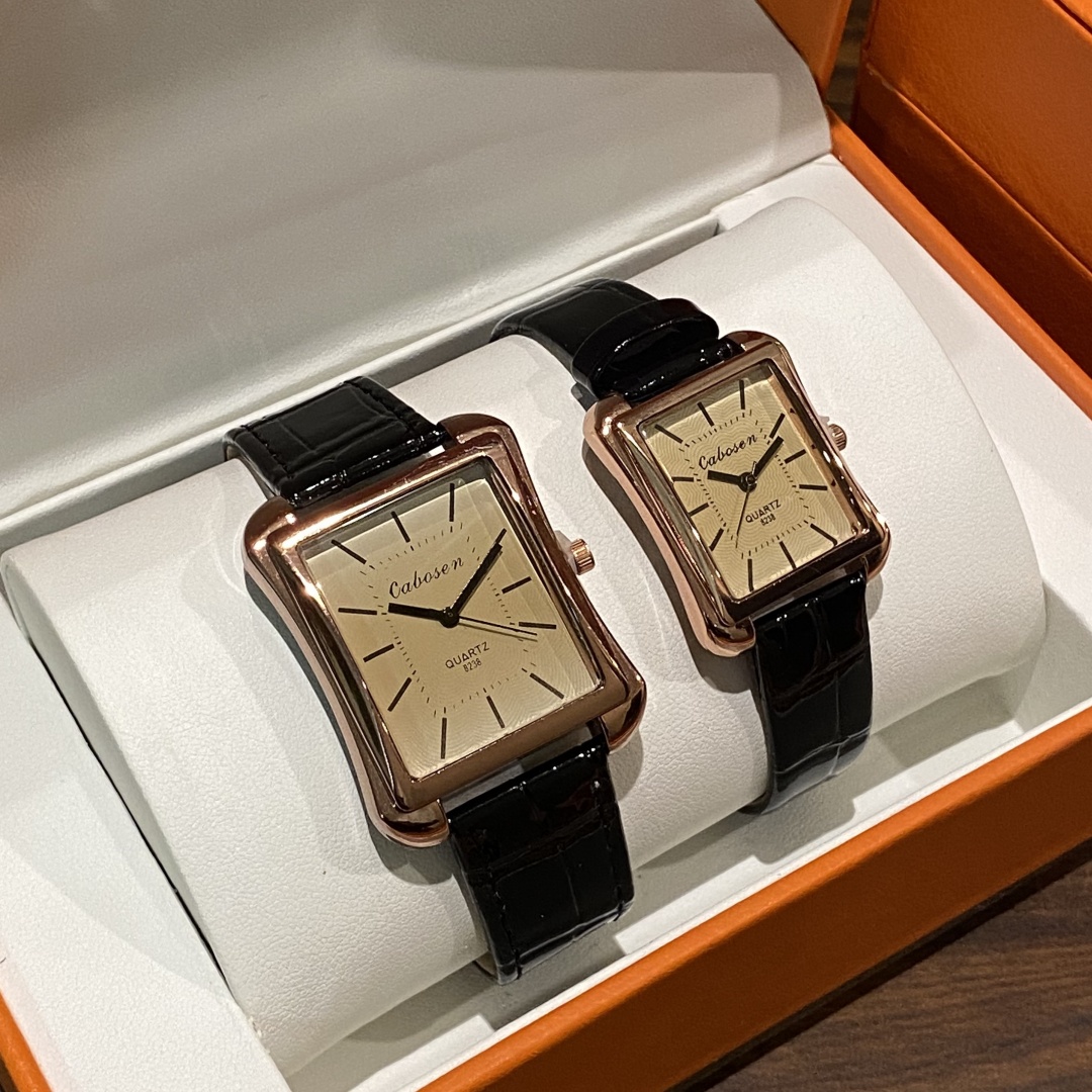 Leather Watch Band Men - Часы для пар, кварцевые часы, деловые