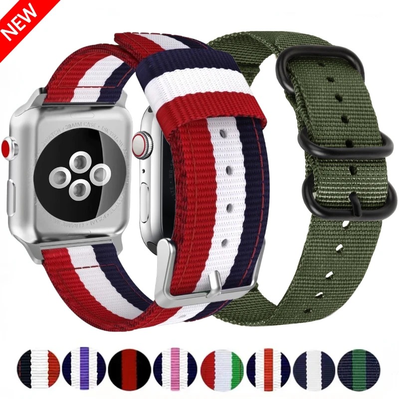 Canvas Strap Watch - Нейлоновый холщовый ремешок для Apple Watch