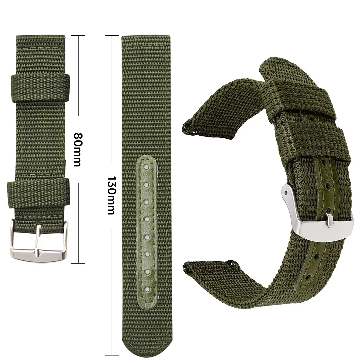 Высококачественный нейлоновый  – обзор и цена Canvas Strap Watch