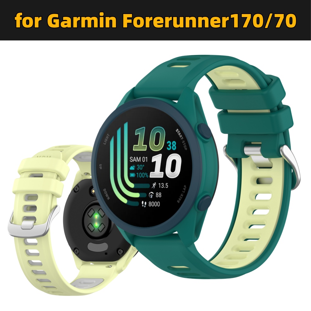 Двухцветный силиконовый спорти – обзор и цена Silicone Watch Band 22Mm