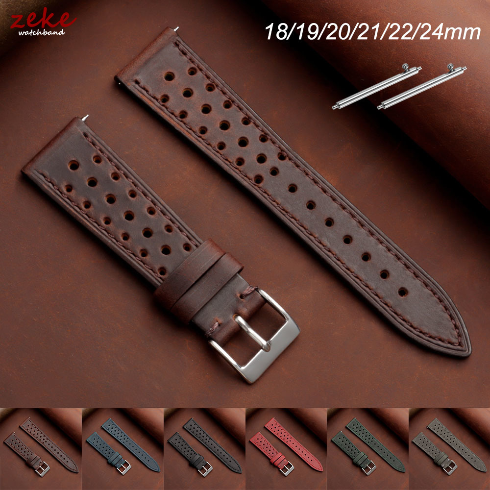 Винтажный кожаный ремешок для  – обзор и цена Leather Strap Quick Release