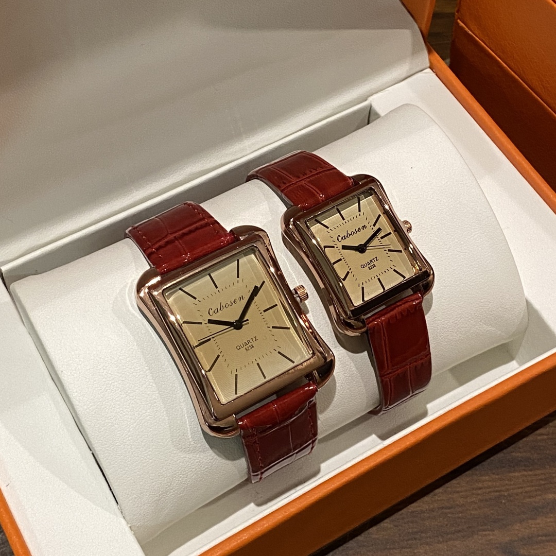 Часы для пар, кварцевые часы,  – обзор и цена Leather Watch Band Men