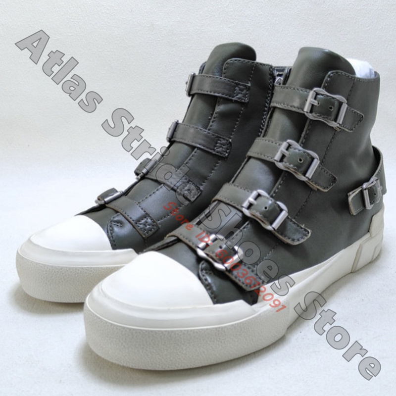 Контрастные высокие кроссовки  – обзор и цена Mesh Strap Metal