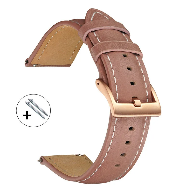 Ремешок для часов из натуральн – обзор и цена Leather Strap Quick Release