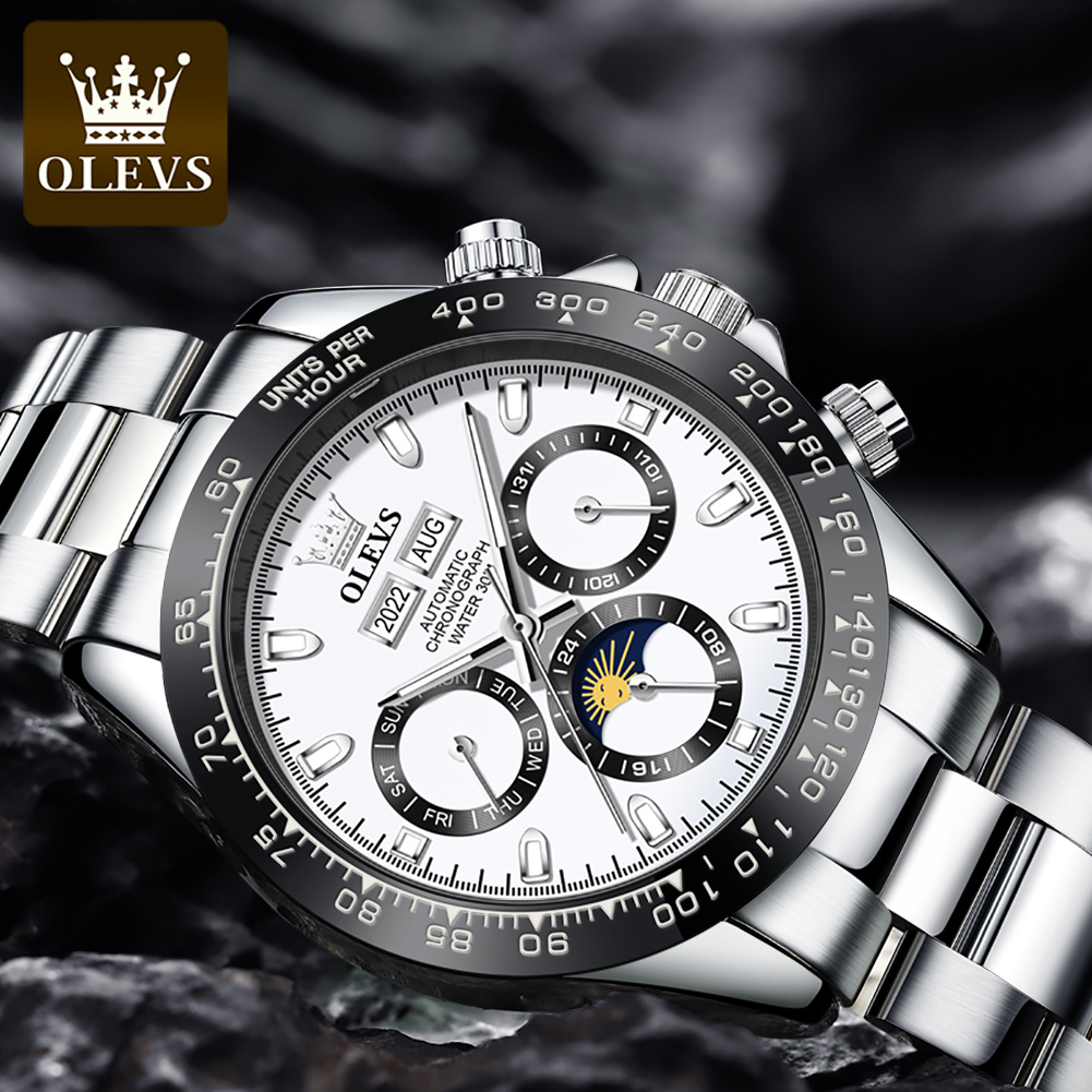 OLEVS 6654 Роскошные мужские ч – обзор и цена Cartier Watch Tank