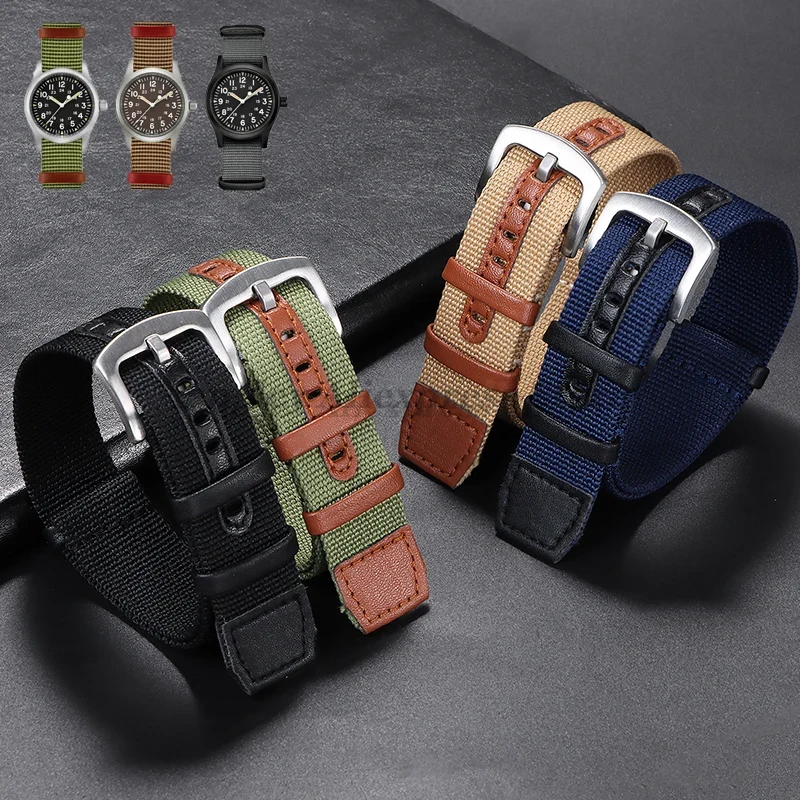 Холщовый нейлоновый кожаный ре – обзор и цена Nato Strap Nylon