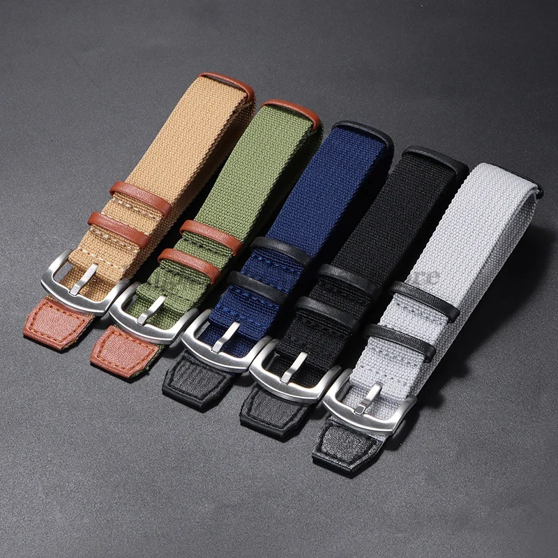 Холщовый нейлоновый кожаный ре – обзор и цена Nato Strap Nylon