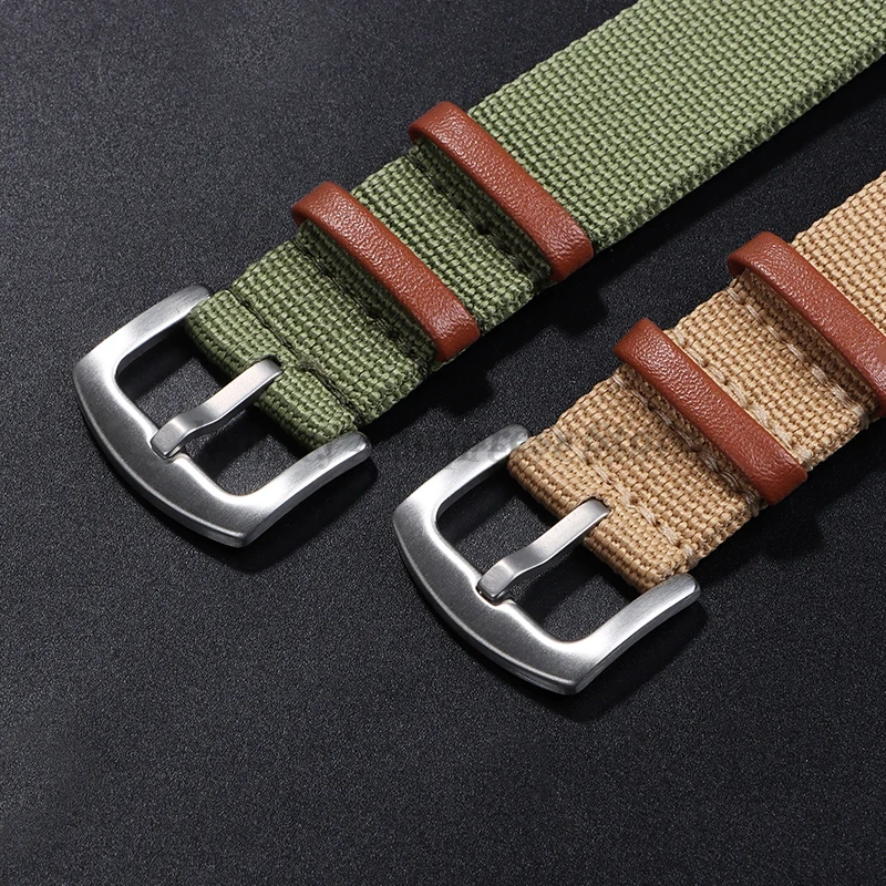 Холщовый нейлоновый кожаный ре – обзор и цена Nato Strap Nylon