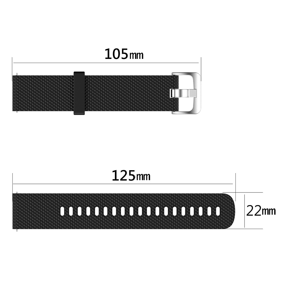 Ремешок 22 мм для часов Samsun – обзор и цена Silicone Watch Band 22Mm