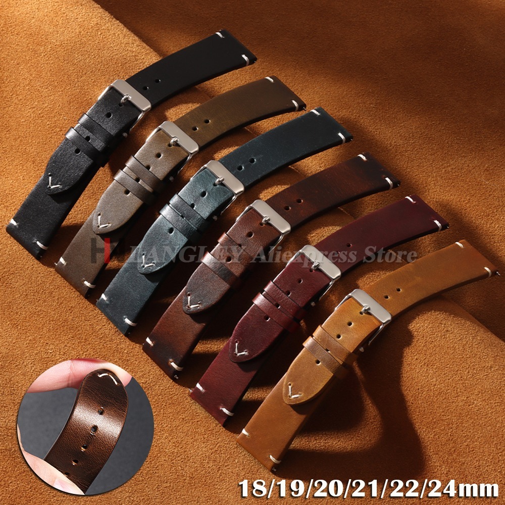 Натуральный кожаный ремешок дл – обзор и цена Leather Strap Quick Release