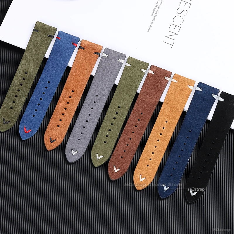 18 мм, 20 мм, 22 мм, высококач – обзор и цена Suede Strap Watch